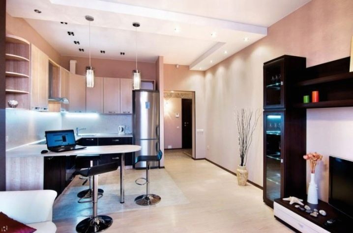 Дизайн кухни-гостиной площадью 16 кв. м