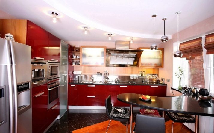 Дизайн кухни-гостиной площадью 18 кв. м