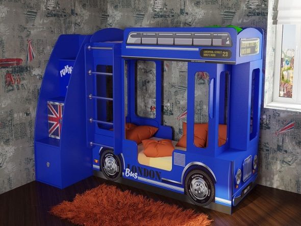 Автобус Фанки синий