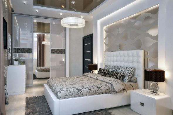 Дизайн спальни 15 кв.м фото