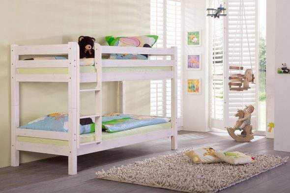 Двухъярусные кровати в дизайне детских комнат