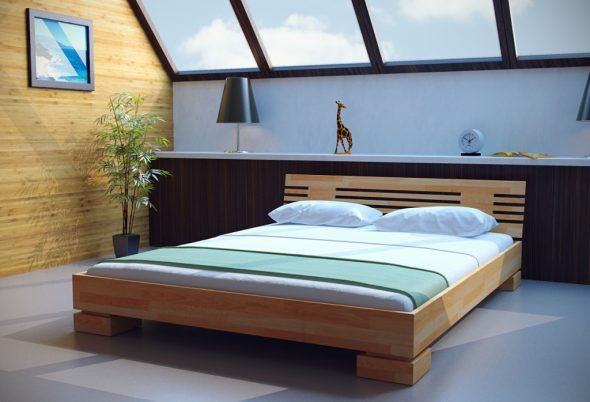 кровать в современном стиле