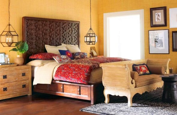 кровать деревянная двуспальная