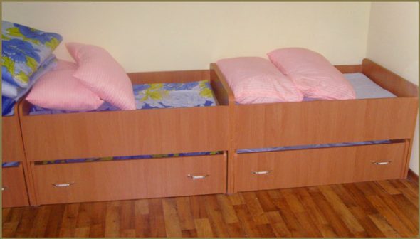 Кроватки для детского сада ассортимент