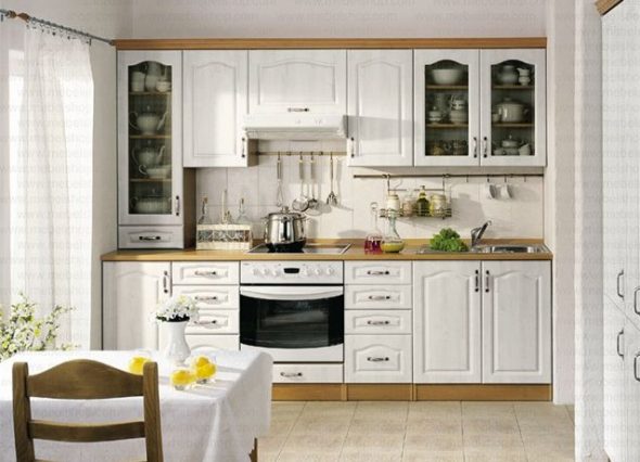Кухонные гарнитуры белого цвета