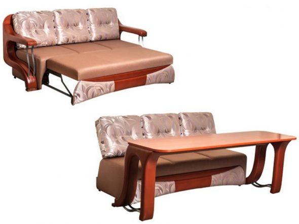 Мебель трансформер 3 в 1 — диван, стол, кровать