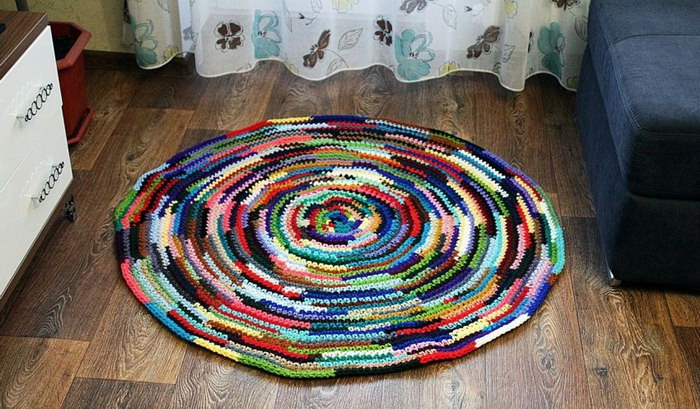 вязание ковриков