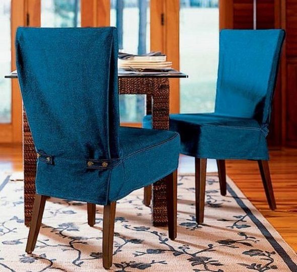 Функциональный элемент декора – чехлы на стулья