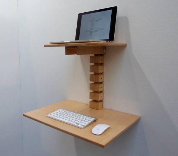 Дизайнерский деревянный стол с