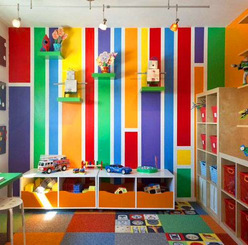 Яркие цвета для детской комнаты