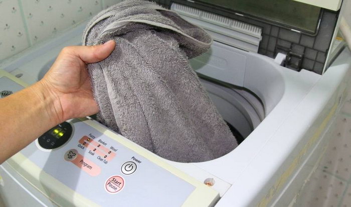 как стирать махровые полотенца
