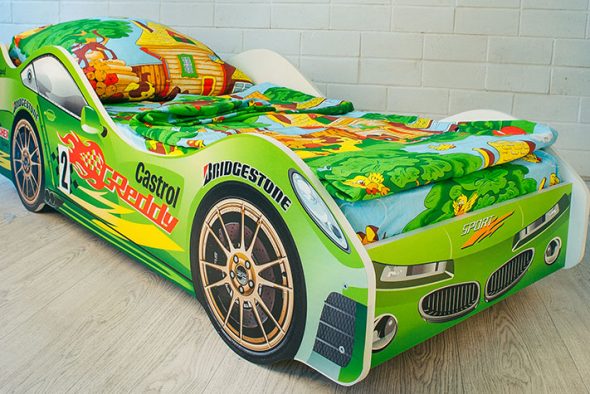 кровать бельмарко зеленая