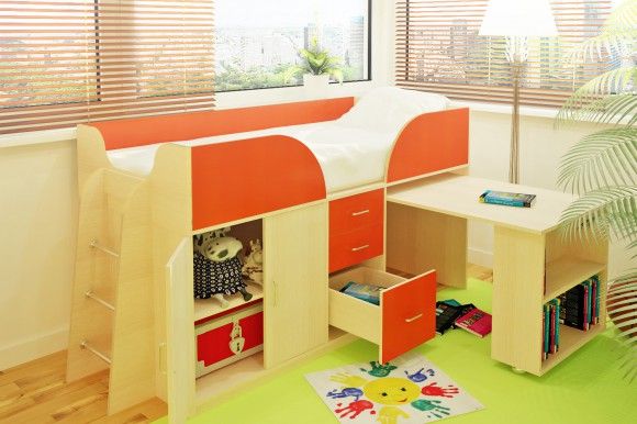 кровать-чердак для ребенка