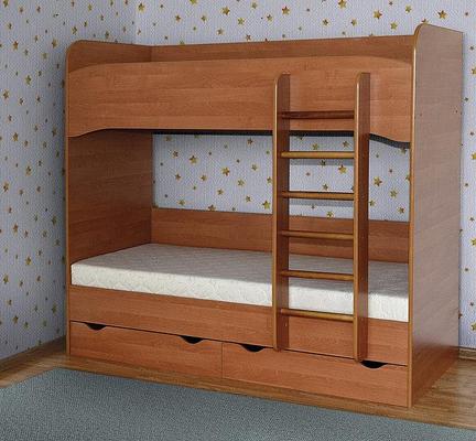Кровать для двоих детей из ДСП