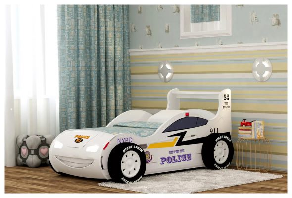 кровать полицейская машина