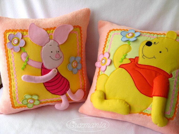 Оригинальные подушки-игрушки для детской комнаты