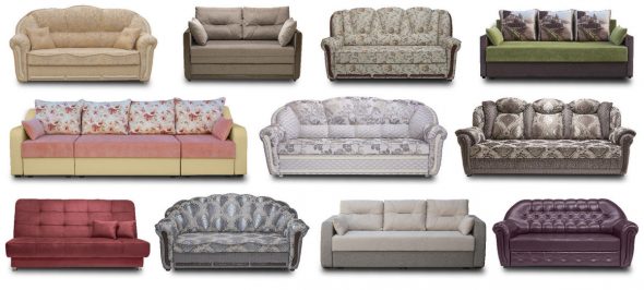 Разнообразие диванов 