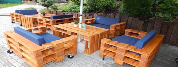 сделать мебель для сада из дерева-материалы