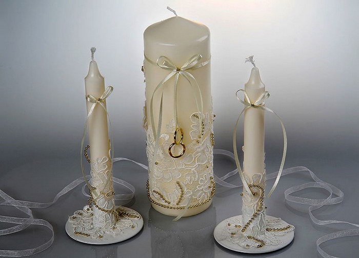 свадебные свечи декор дизайн
