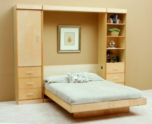 Удобная кровать-шкаф